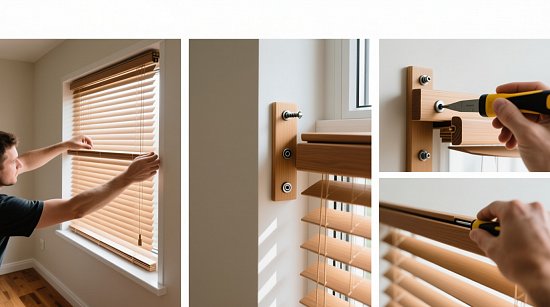 Ошибки при установке деревянных жалюзи